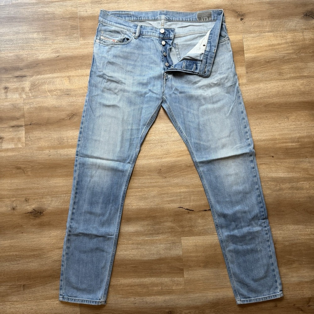 Diesel Men’s Slim Straight Light Blue Jeans